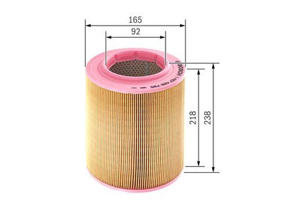 BOSCH 1457429795 Air Filter Insert Fits VW Transporter Transporter / Caravelle
