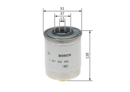 BOSCH 1457434400 Fuel Filter Spin-On For Ford Transit Transit Tourneo LDV Convoy