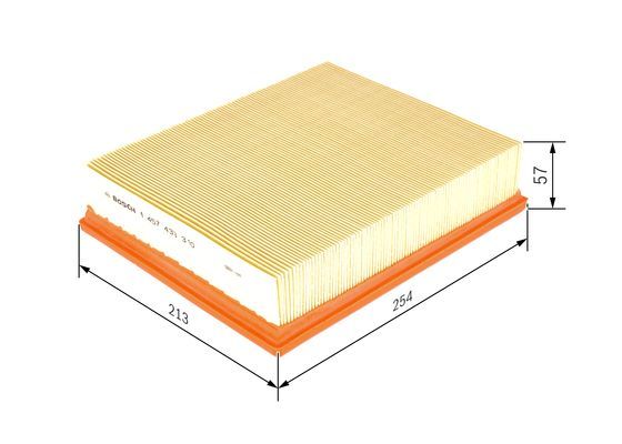 BOSCH 1457433310 Air Filter Fits Opel Frontera Senator Vauxhall Carlton Senator