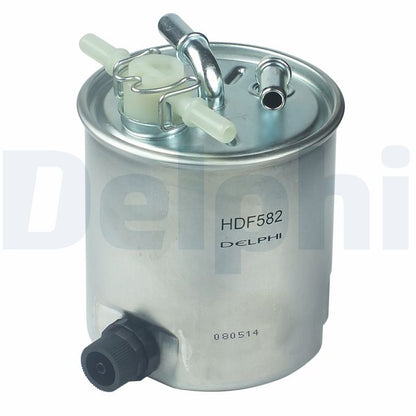 Fuel Filter With Quick Coupling 121mm Height Fits Nissan Renault DELPHI HDF582