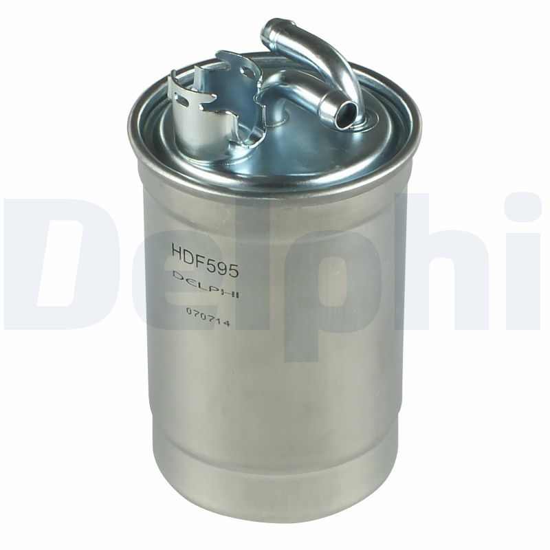 DELPHI HDF595 Fuel Filter In-Line 160mm Height Replacement Fits Audi A4 A6