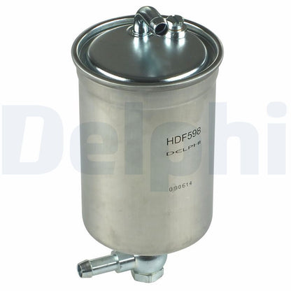 Fuel Filter In-Line 184mm Height Service Replacement Fits Audi A4 DELPHI HDF598