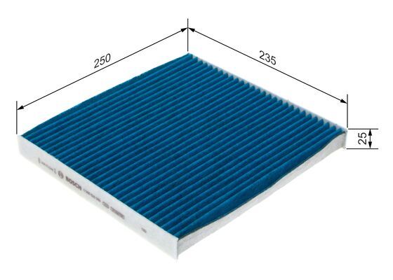 BOSCH 0986628569 Cabin Air Filter Fits Citroën Relay Fiat Ducato Peugeot Boxer