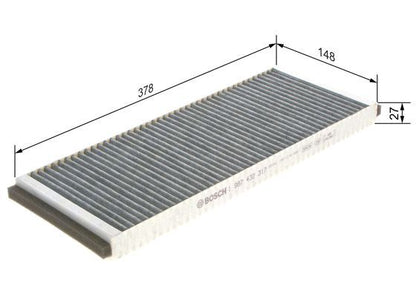 BOSCH 1987432317 Cabin Air Filter Fits Audi 80 A4 Cabriolet Coupe VW Passat