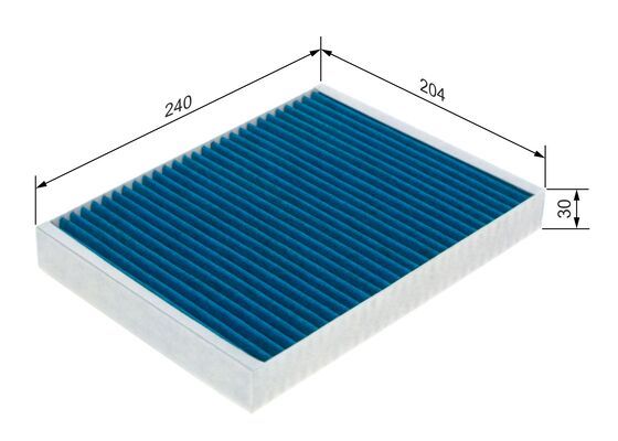 BOSCH 0986628573 Cabin Air Filter Fits Cadillac Chevrolet Opel Vauxhall