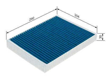 BOSCH 0986628573 Cabin Air Filter Fits Cadillac Chevrolet Opel Vauxhall