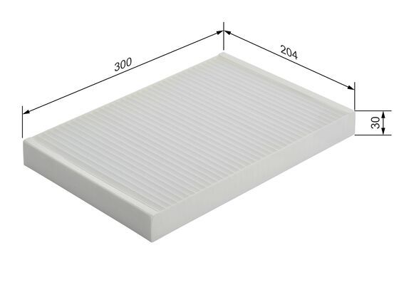 BOSCH 1987432071 Cabin Air Filter 300mm Fits Audi A4 A6 Allroad Seat Exeo