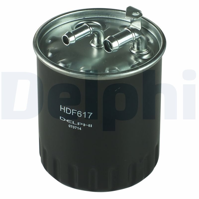 DELPHI HDF617 Fuel Filter In-Line 125mm Height Replacement Fits Mercedes-Benz