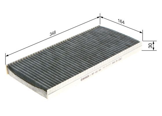 BOSCH 1987432345 Cabin Air Filter For Ford Focus Tourneo Connect Transit Connect