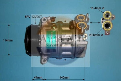 Auto Air 14-1050 A/C Air Con Compressor Air Conditioning Fits Jaguar XF