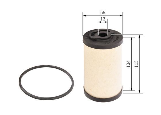 BOSCH 1457431158 Fuel Filter For KRAMER VALMET ZETTELMEYER KAYSER VM NEW HOLLAND