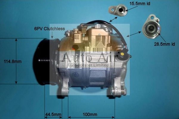 AUTO AIR 14-1051 Air Conditioning Compressor A/C Air Con Replacement 12V Voltage
