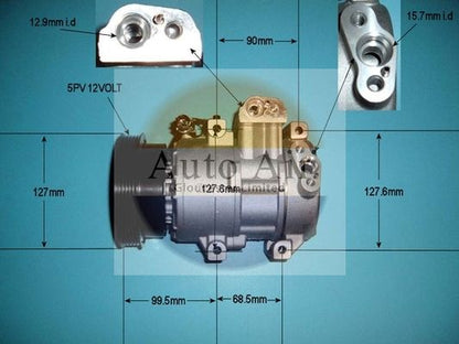 AUTO AIR 14-9781 Air Conditioning Compressor A/C Fits Kia Carens Cerato Rio