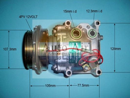 AUTO AIR 14-3035 Air Conditioning Compressor Fits Mitsubishi Space Wagon
