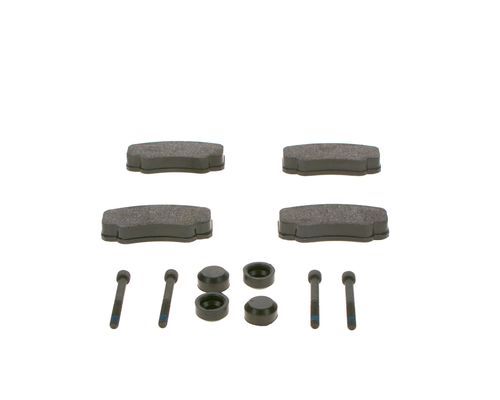 BOSCH 0986494049 Brake Pad Set For Disc Brake Rear Fits Citroën Fiat Peugeot