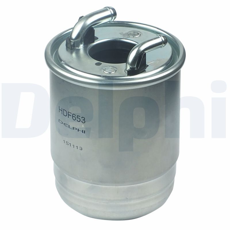 DELPHI HDF653 Fuel Filter In-Line 135mm Height Replacement Fits Mercedes-Benz
