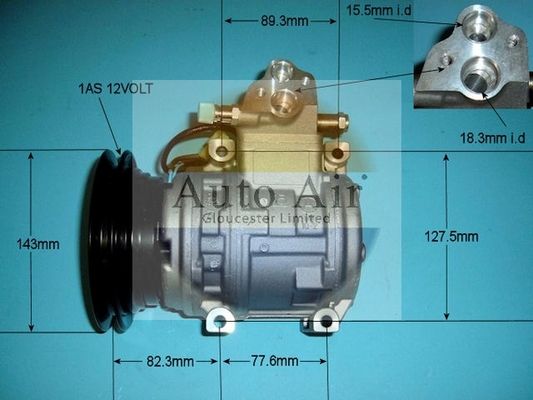 AUTO AIR 14-7422 Air Conditioning Compressor Fits Mitsubishi Pajero/Shogun