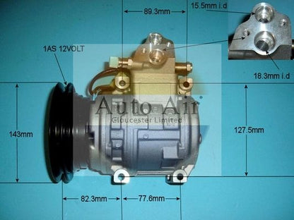 AUTO AIR 14-7422 Air Conditioning Compressor Fits Mitsubishi Pajero/Shogun