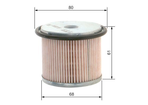 BOSCH 1457429291 Fuel Filter Insert 80.5mm Diameter Fits Citroën Fiat Peugeot