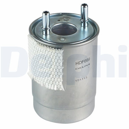 DELPHI HDF669 Fuel Filter With Quick Coupling 177mm Height Fits Renault Megane