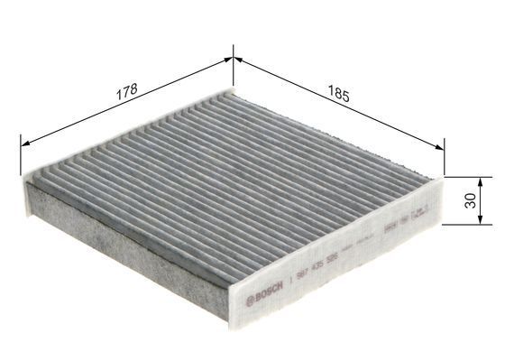 BOSCH 1987435526 Cabin Air Filter Fits Daihatsu Fiat Subaru Suzuki Toyota
