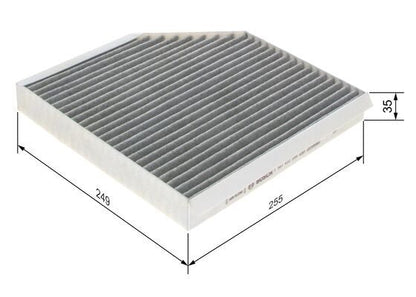 BOSCH 0986628559 Cabin Air Filter Fits Audi A6 A6 Allroad A7 A8 Bentley Mulsanne