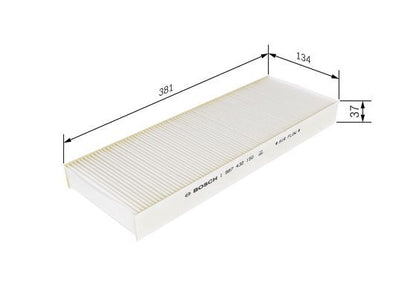BOSCH 1987432150 Cabin Air Filter 380.7mm Particulate Fits MERCEDES-BENZ RENAULT