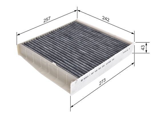 BOSCH 1987432464 Cabin Air Filter Fits Volvo S60 S80 V70 XC70 Cross Country XC90