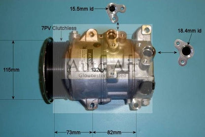 AUTO AIR 14-0124 Air Compressor A/C Air Con Air Conditioning Fits Lexus IS C
