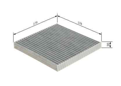 BOSCH 1987432566 Cabin Air Filter Fits Citroën C-Zero Mitsubishi i Peugeot Ion