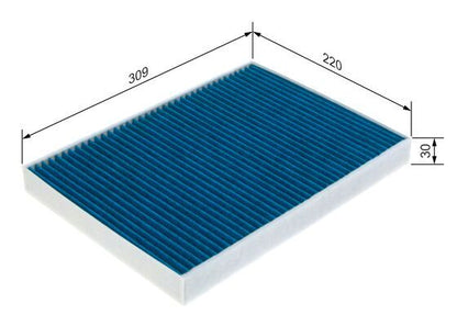 BOSCH 0986628565 Cabin Air Filter Fits Audi Bentley Lamborghini Porsche VW