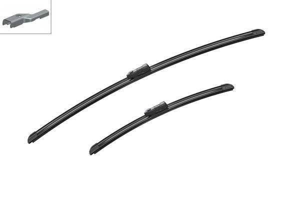 2 x BOSCH A144S Wiper Blades (Pair) Fits Citroen Fiat Ford Opel Peugeot Vauxhall