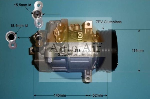 Auto Air 14-2065 A/C Air Con Compressor Air Conditioning For Suzuki Grand Vitara