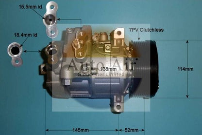 Auto Air 14-2065 A/C Air Con Compressor Air Conditioning For Suzuki Grand Vitara