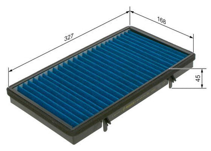 BOSCH 0986628576 Cabin Air Filter 337mm Fits Nissan Opel Renault Vauxhall
