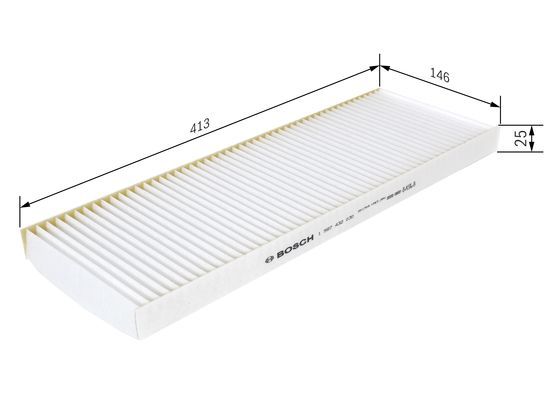 BOSCH 1987432030 Cabin Air Filter 413mm Fits Opel Vectra Vauxhall Vectra