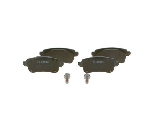 BOSCH 0986494723 Brake Pad Set Rear Low-Metallic 45.3mm Height Fits Renault