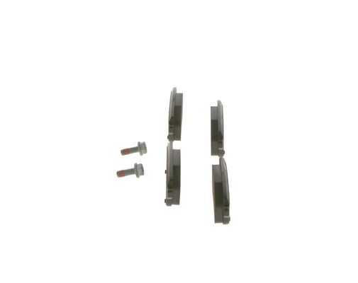 BOSCH 0986494723 Brake Pad Set Rear Low-Metallic 45.3mm Height Fits Renault