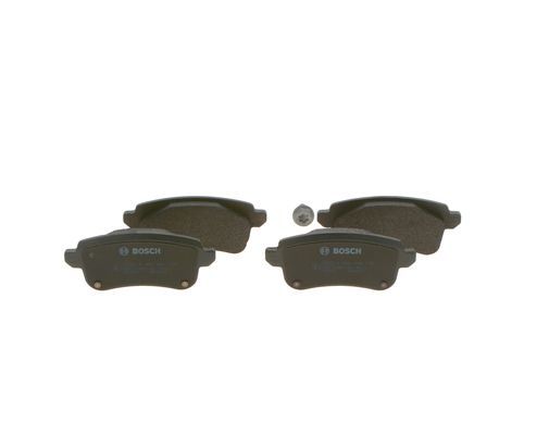 BOSCH 0986494723 Brake Pad Set Rear Low-Metallic 45.3mm Height Fits Renault