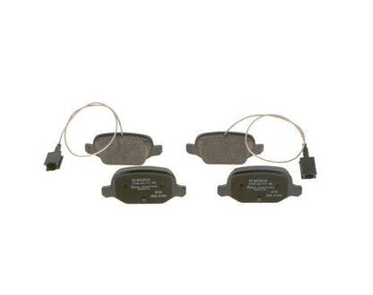 BOSCH 0986494779 Brake Pad Set Rear Low-Metallic With Anti-Squeak Plate For Fiat