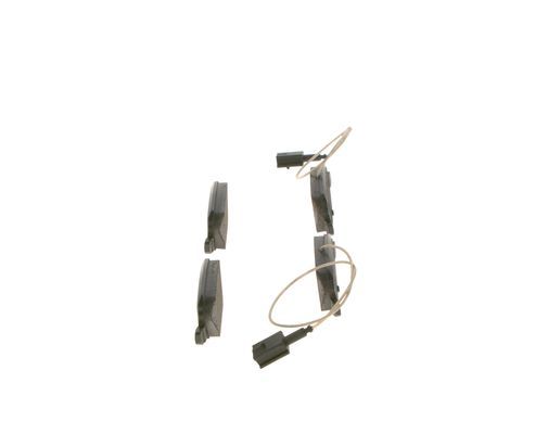 BOSCH 0986494779 Brake Pad Set Rear Low-Metallic With Anti-Squeak Plate For Fiat