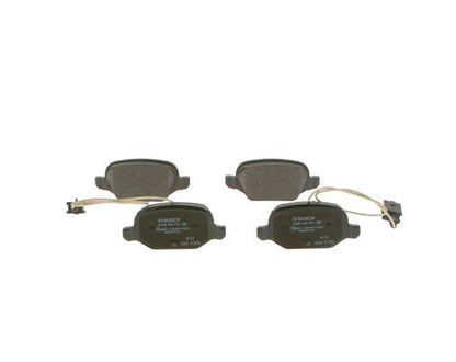 BOSCH 0986494779 Brake Pad Set Rear Low-Metallic With Anti-Squeak Plate For Fiat