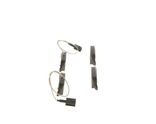 BOSCH 0986494779 Brake Pad Set Rear Low-Metallic With Anti-Squeak Plate For Fiat
