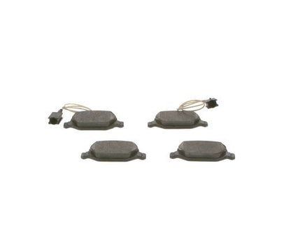 BOSCH 0986494779 Brake Pad Set Rear Low-Metallic With Anti-Squeak Plate For Fiat