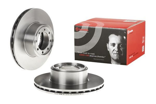 2x BREMBO 09.9761.60 Brake Disc Rear Internally Vented Braking Fits Iveco Daily