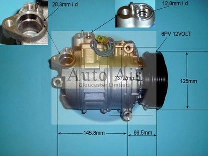 AUTO AIR 14-4806 Air Compressor A/C Air Con Air Conditioning Fits VW Passat