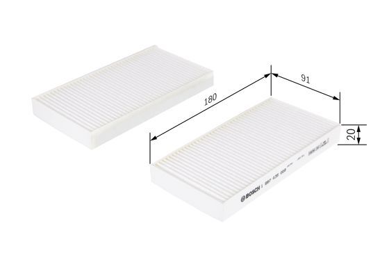 BOSCH 1987435008 Cabin Air Filter Fits Dodge Nitro Jeep Grand Cherokee Liberty