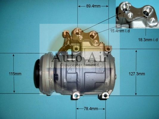 AUTO AIR 14-7704 Air Conditioning Compressor Fits Chrysler Tacuma Jeep Cherokee