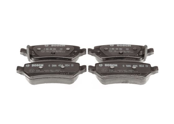 BOSCH 0986494954 Disc Brake Pad Set Rear Low-Metallic Fits Kia Cee'D Pro Cee'D