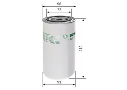 BOSCH 1457434294 Fuel Filter Spin-On Fits RENAULT VOLVO BOMAG VOLVO PENTA